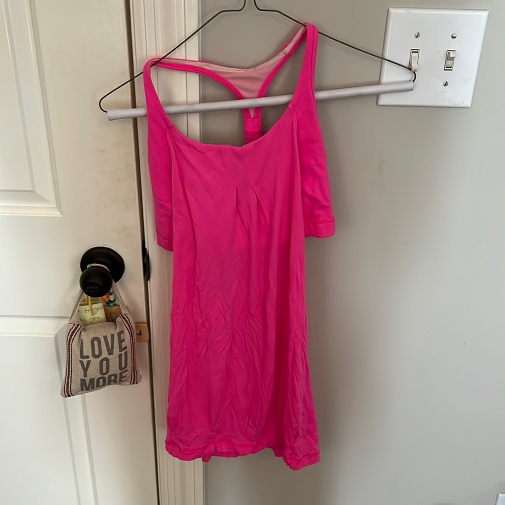 Lulu tank with built in bra!